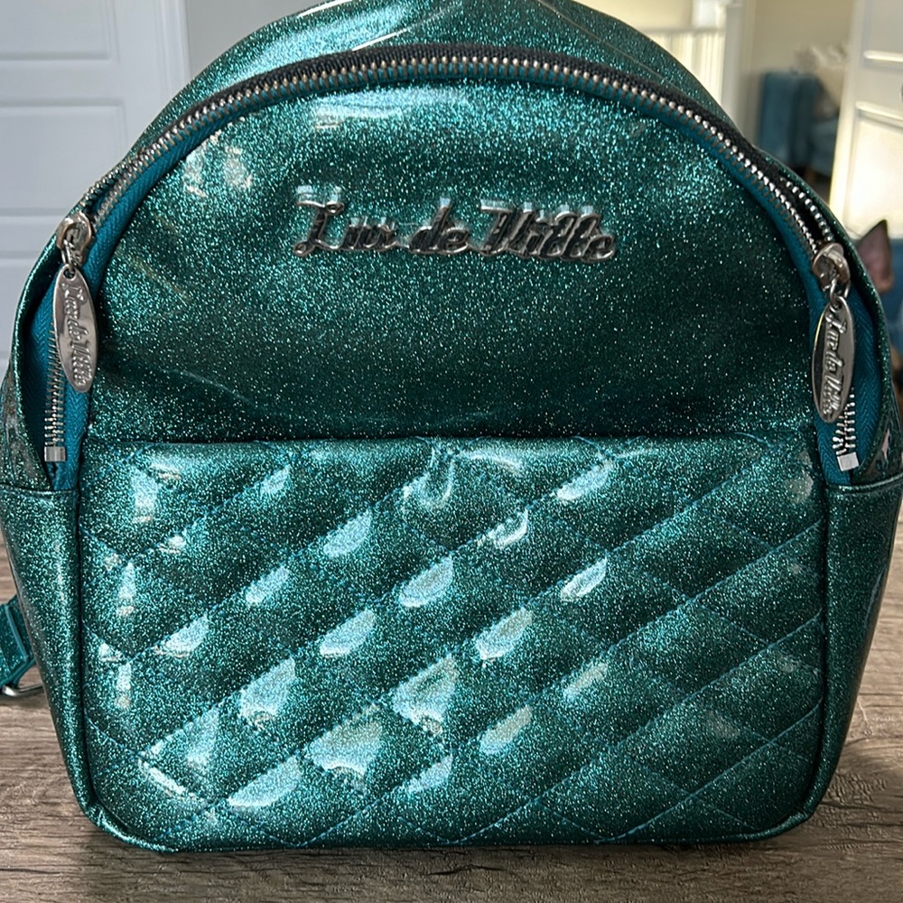 Lux de Ville blue mini backpack